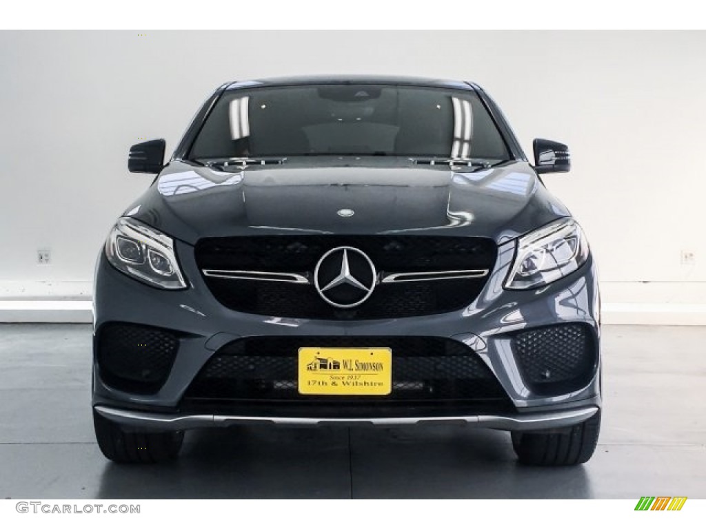 2016 GLE 450 AMG 4Matic Coupe - Steel Grey Metallic / Ginger Beige/Black photo #2