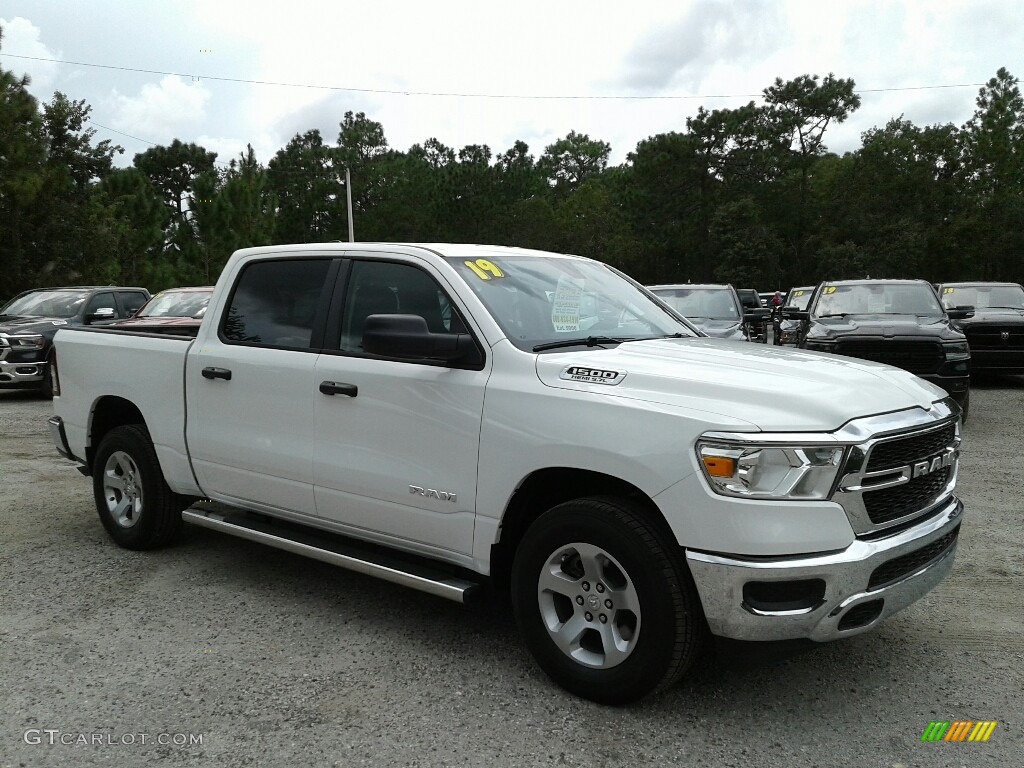 2019 1500 Tradesman Crew Cab - Bright White / Black photo #7