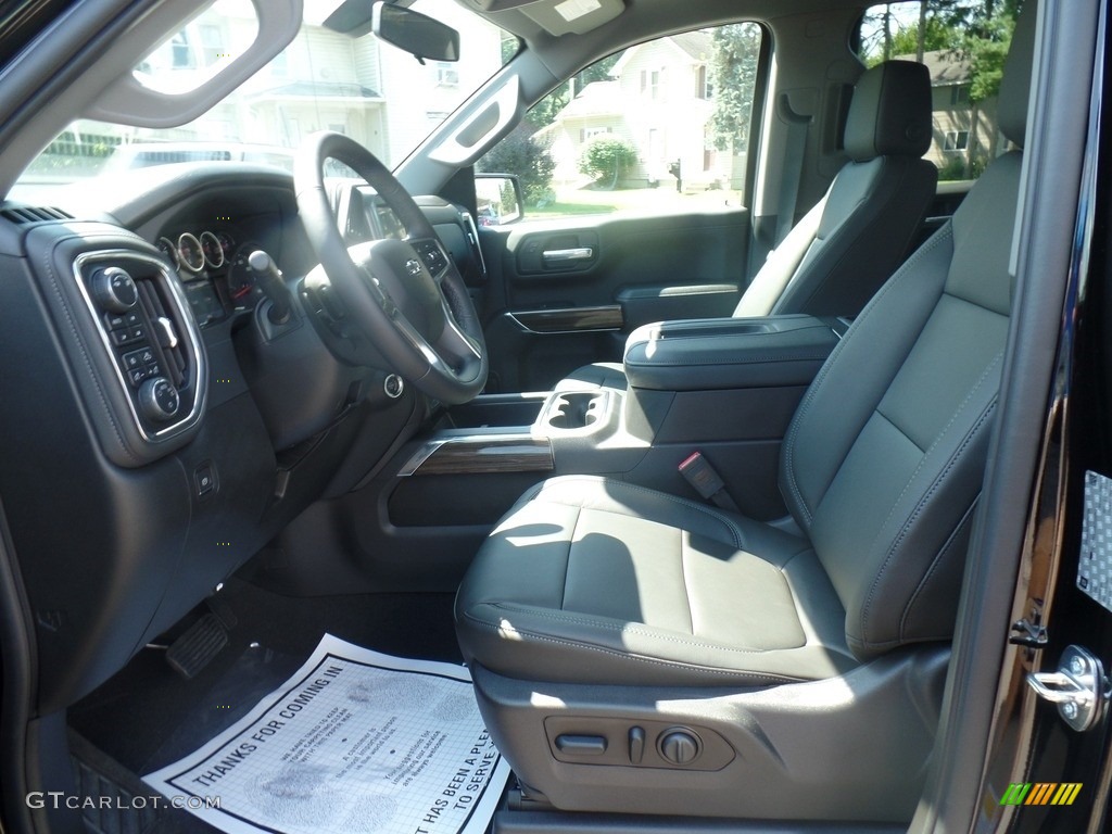 Jet Black Interior 2019 Chevrolet Silverado 1500 RST Crew Cab 4WD Photo #129112083