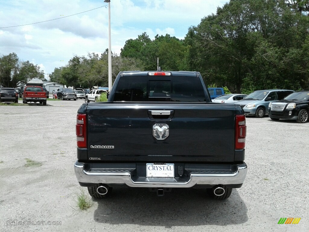 2019 1500 Laramie Crew Cab - Maximum Steel Metallic / Black photo #4