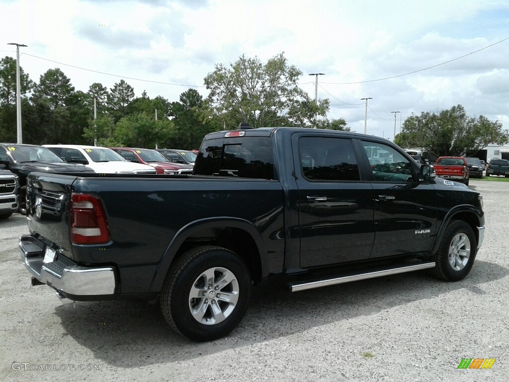 2019 1500 Laramie Crew Cab - Maximum Steel Metallic / Black photo #5