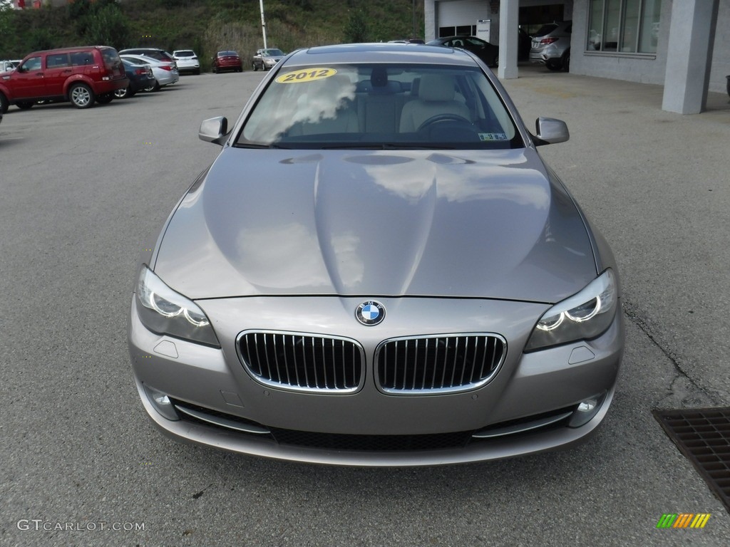 2012 5 Series 528i xDrive Sedan - Cashmere Silver Metallic / Venetian Beige photo #6