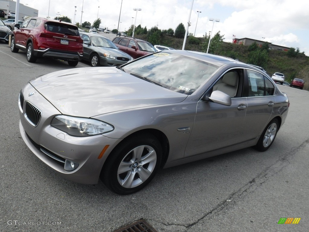 2012 5 Series 528i xDrive Sedan - Cashmere Silver Metallic / Venetian Beige photo #7