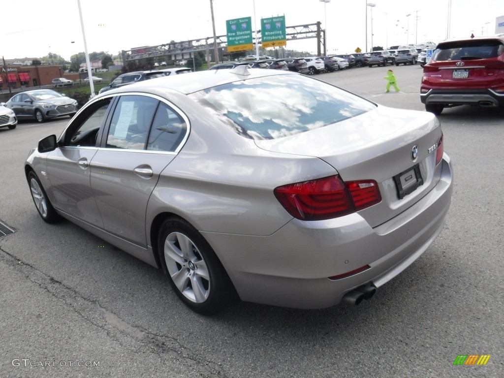 2012 5 Series 528i xDrive Sedan - Cashmere Silver Metallic / Venetian Beige photo #9