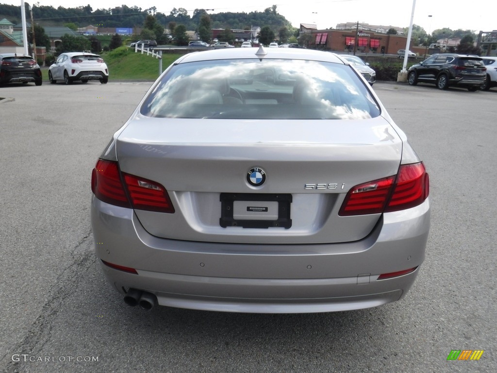 2012 5 Series 528i xDrive Sedan - Cashmere Silver Metallic / Venetian Beige photo #10