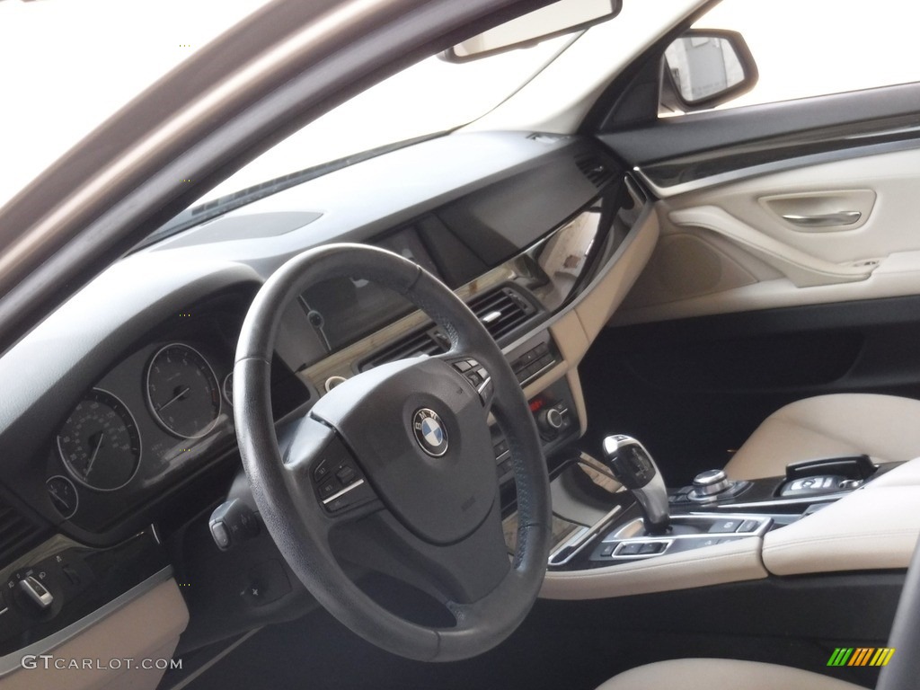 2012 5 Series 528i xDrive Sedan - Cashmere Silver Metallic / Venetian Beige photo #13