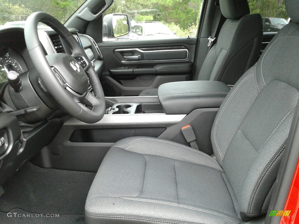 2019 1500 Big Horn Crew Cab - Flame Red / Black/Diesel Gray photo #9