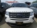 2018 White Platinum Ford Explorer XLT 4WD  photo #3
