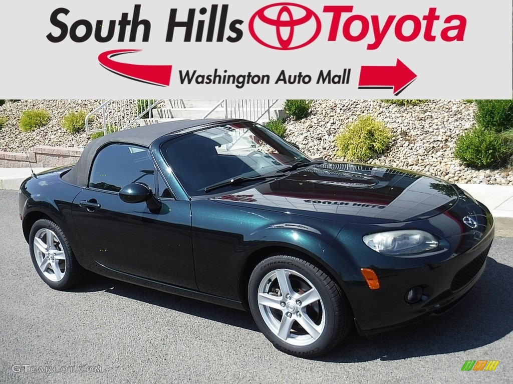 2007 MX-5 Miata Sport Roadster - Highland Green / Black photo #2