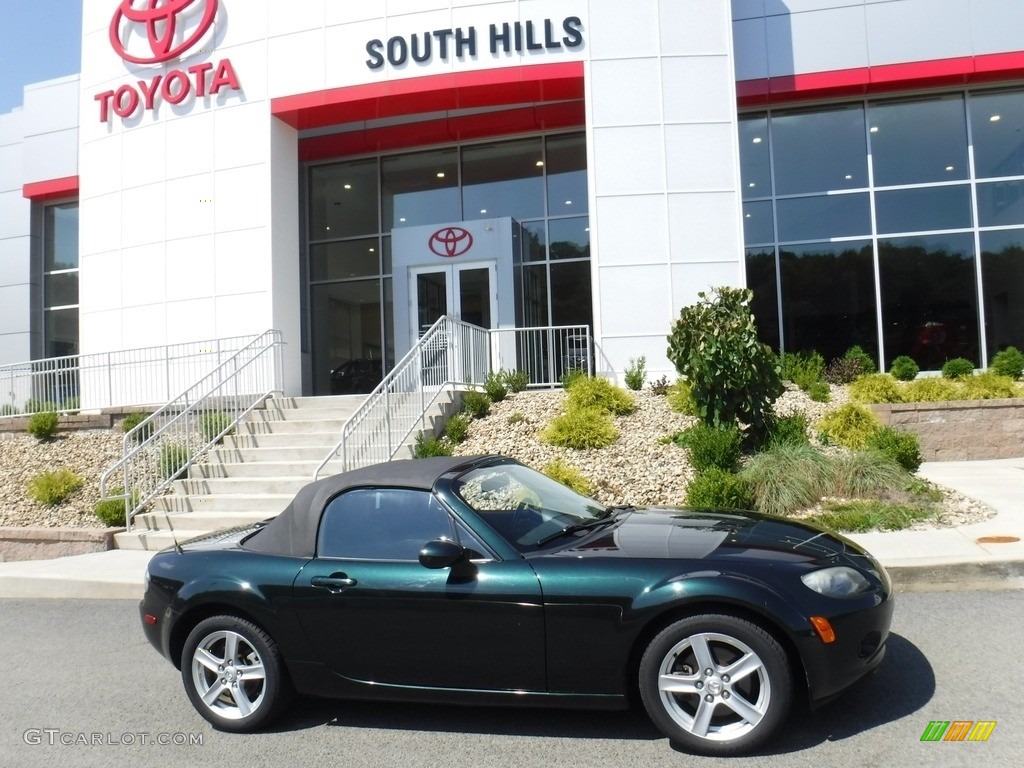 2007 MX-5 Miata Sport Roadster - Highland Green / Black photo #3