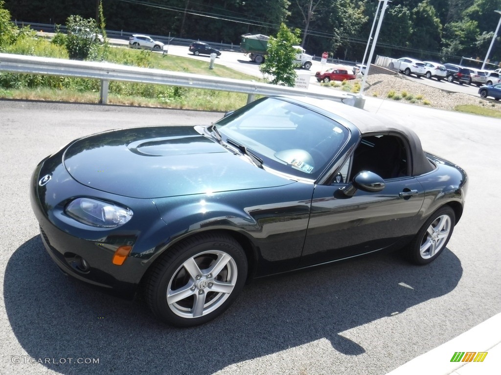2007 MX-5 Miata Sport Roadster - Highland Green / Black photo #7