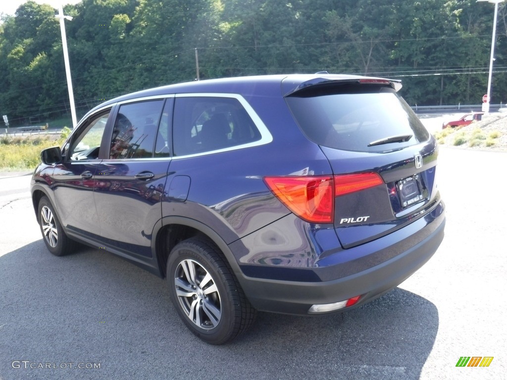 2016 Pilot EX-L AWD - Obsidian Blue Pearl / Gray photo #8