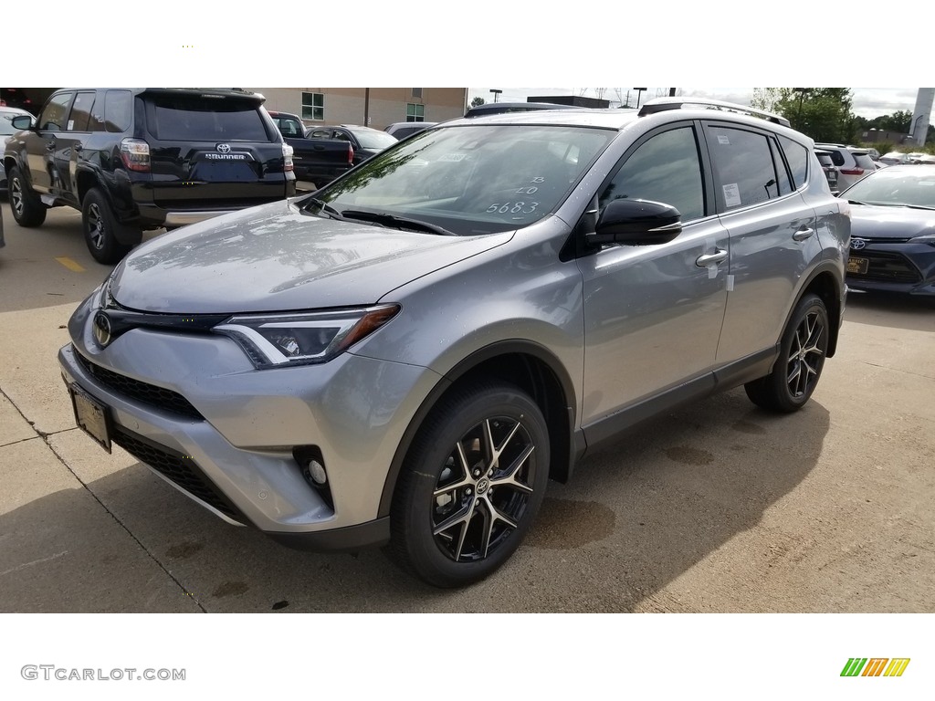 2018 RAV4 SE AWD - Silver Sky Metallic / Black photo #1