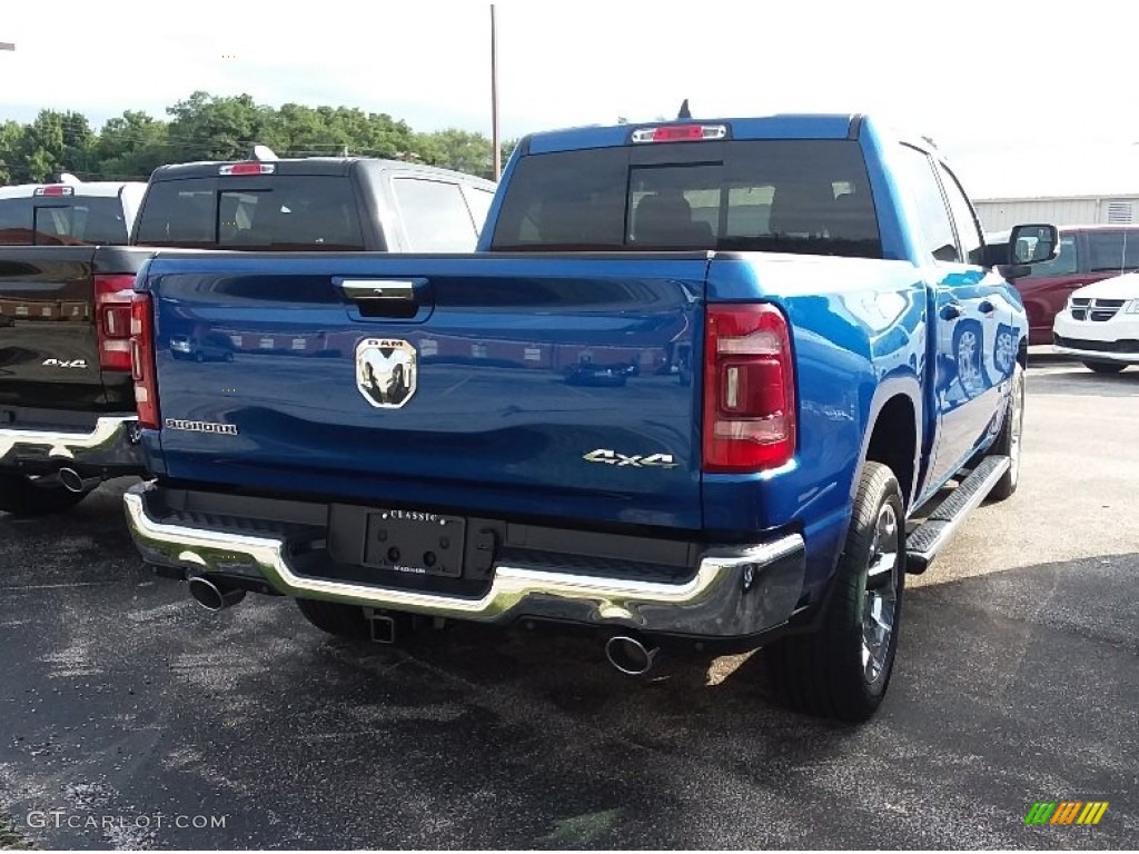 2019 1500 Big Horn Crew Cab 4x4 - Blue Streak Pearl / Black photo #2