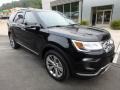 2018 Shadow Black Ford Explorer Limited 4WD  photo #9