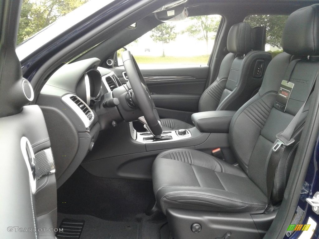 Black Interior 2018 Jeep Grand Cherokee Trackhawk 4x4 Photo #129123704