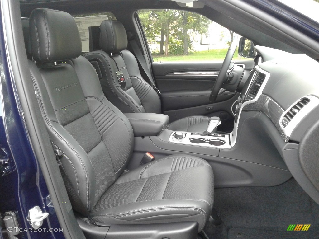 Black Interior 2018 Jeep Grand Cherokee Trackhawk 4x4 Photo #129123923