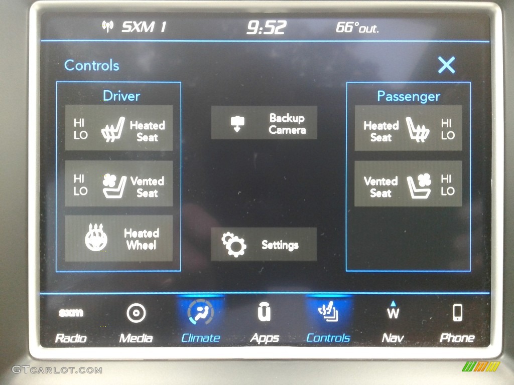2018 Jeep Grand Cherokee Trackhawk 4x4 Controls Photo #129124262