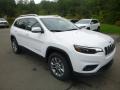 2019 Bright White Jeep Cherokee Latitude Plus 4x4  photo #7