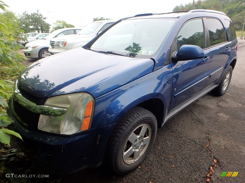 2008 Equinox LT AWD - Navy Blue Metallic / Dark Gray photo #1