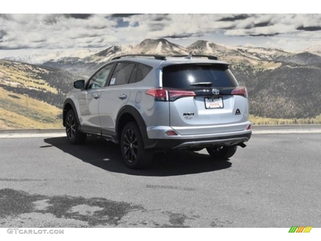 2018 RAV4 XLE AWD - Silver Sky Metallic / Black photo #3