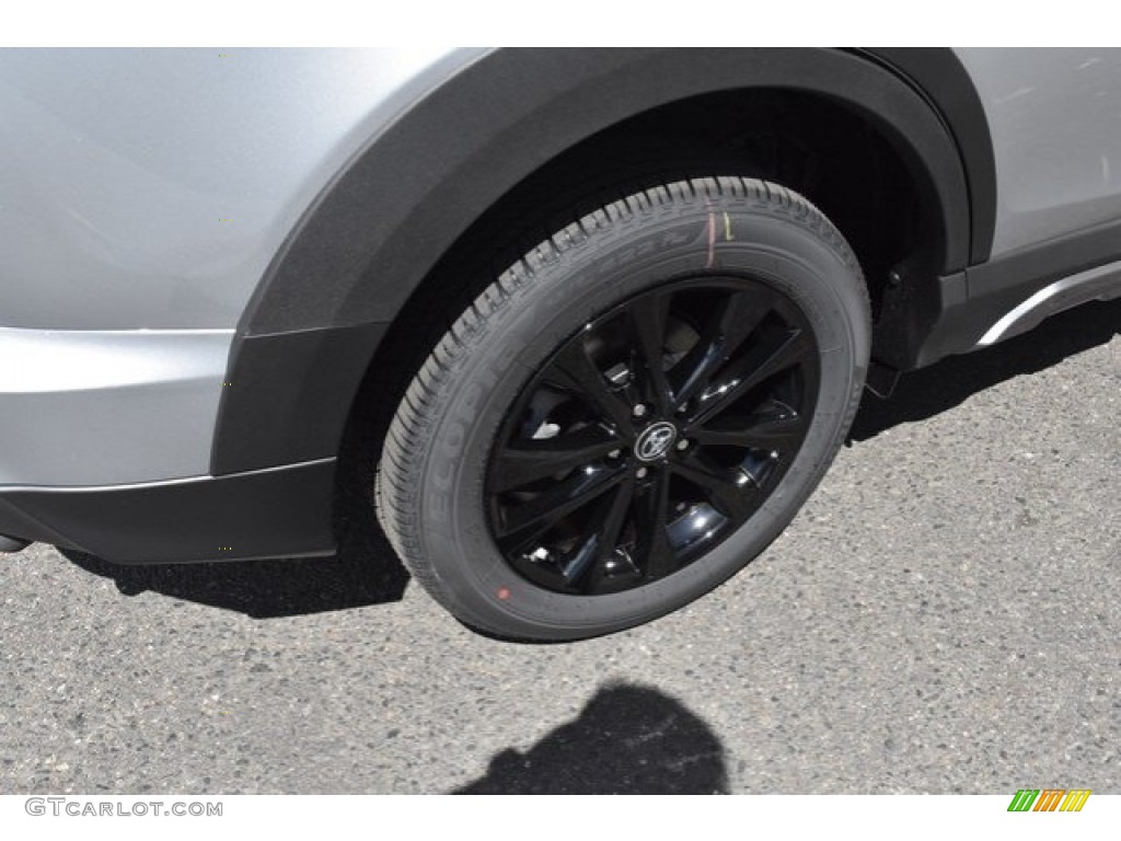 2018 RAV4 XLE AWD - Silver Sky Metallic / Black photo #35