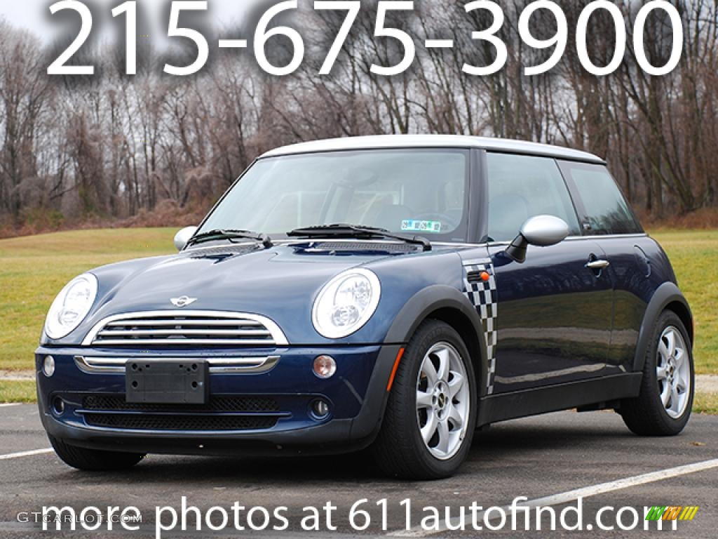 2006 Cooper Checkmate Edition Hardtop - Space Blue Metallic / Dark Blue/Checkmate photo #1
