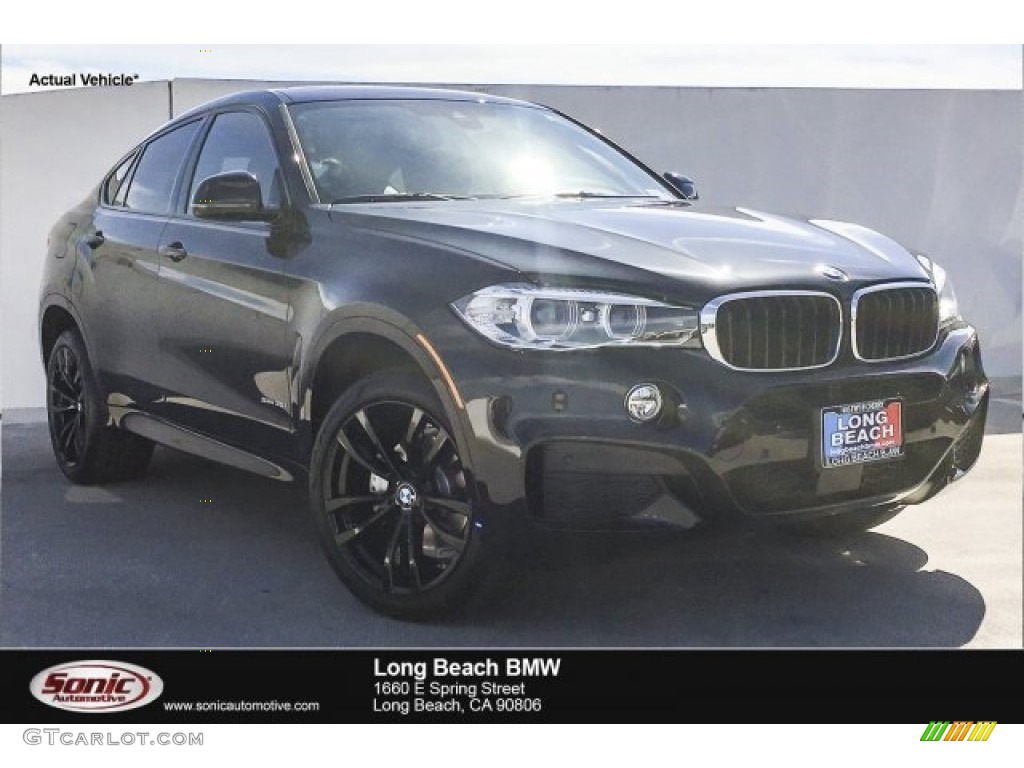 2019 X6 sDrive35i - Black Sapphire Metallic / Black photo #1