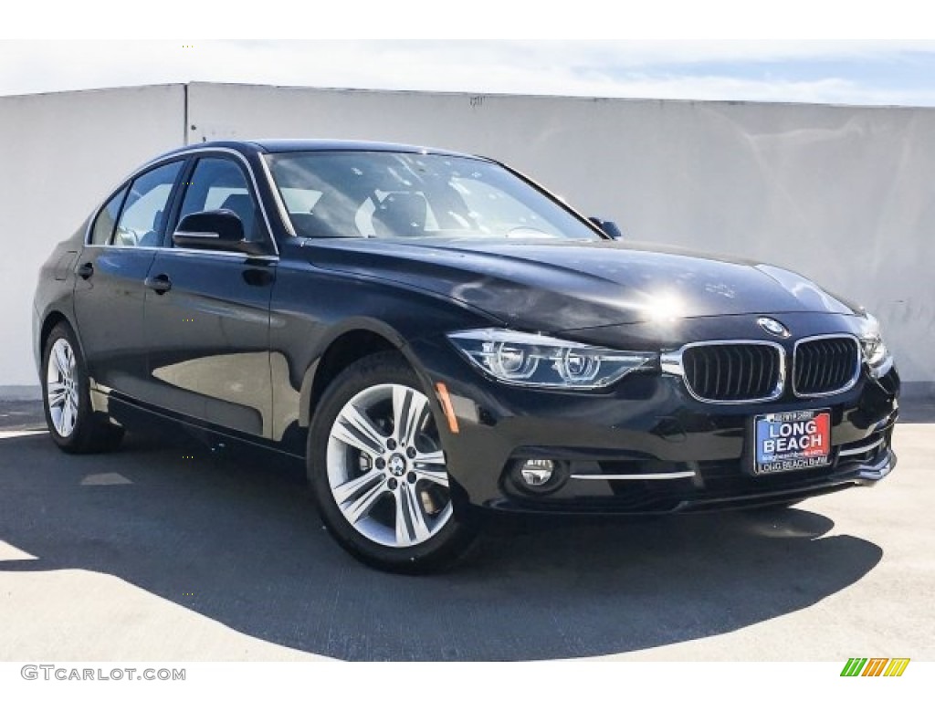 Jet Black 2018 BMW 3 Series 330i Sedan Exterior Photo #129130679