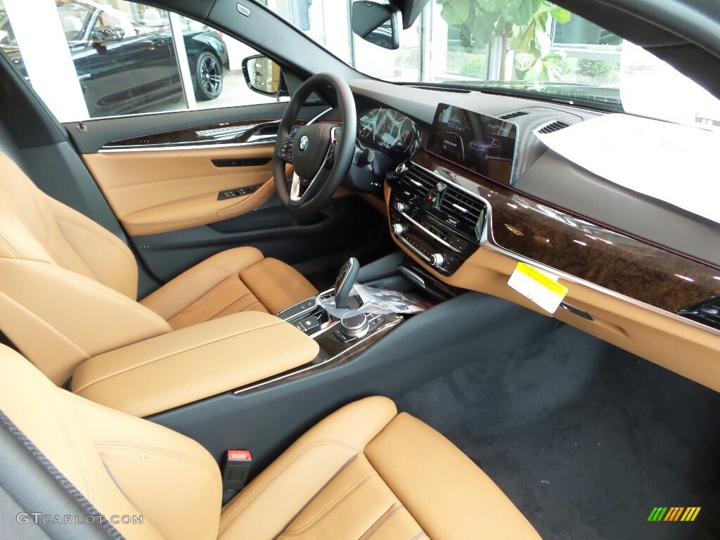 Cognac Interior 2019 BMW 5 Series 540i xDrive Sedan Photo #129133982