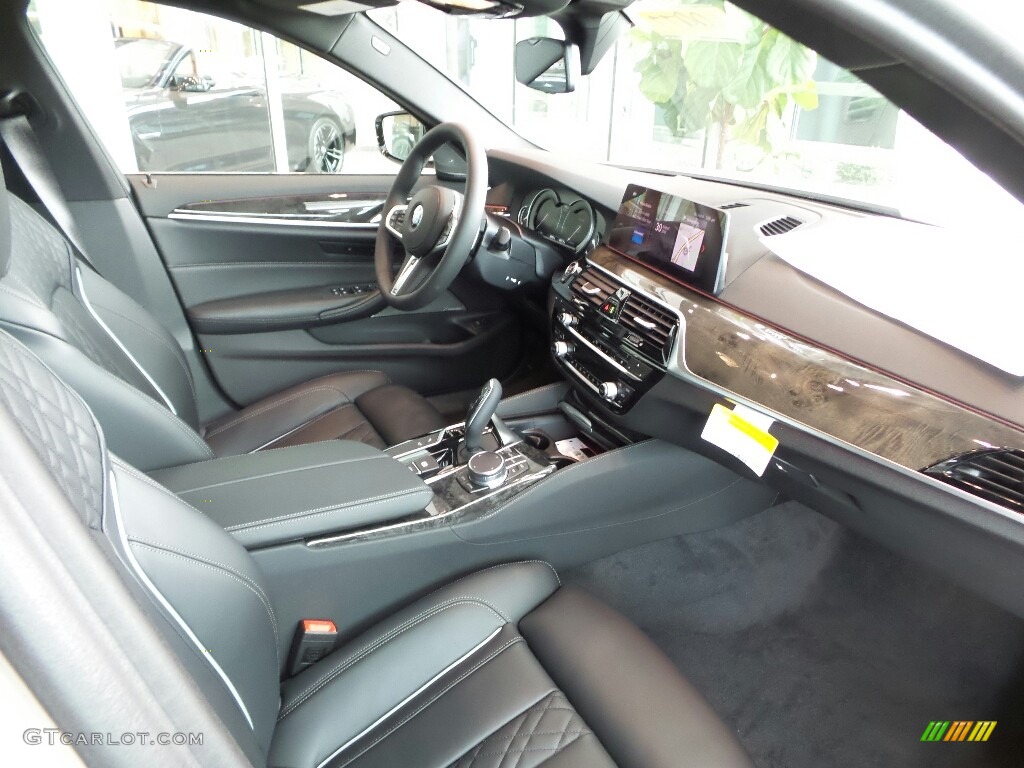 Black Interior 2019 BMW 5 Series 540i xDrive Sedan Photo #129134492
