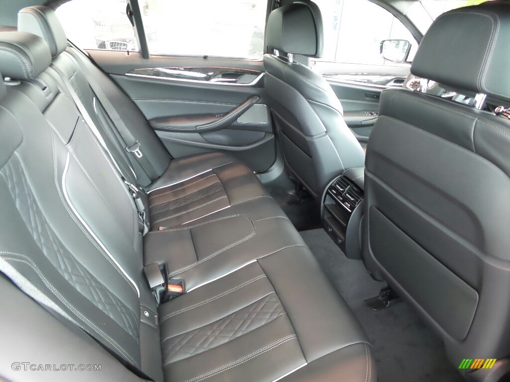 Black Interior 2019 BMW 5 Series 540i xDrive Sedan Photo #129134516
