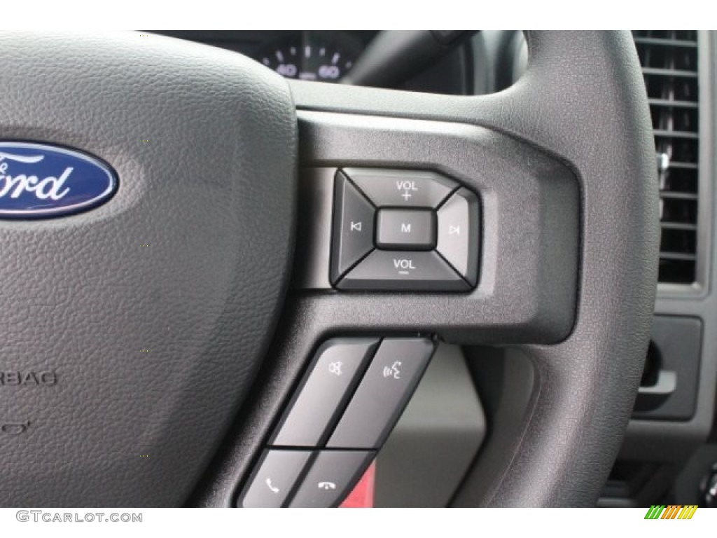 2019 Ford F250 Super Duty XL Regular Cab Earth Gray Steering Wheel Photo #129135380