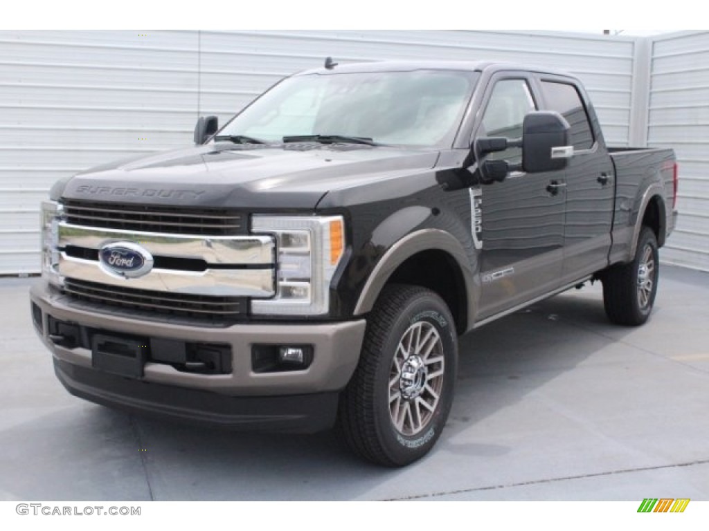 Agate Black 2019 Ford F250 Super Duty King Ranch Crew Cab 4x4 Exterior Photo #129136490