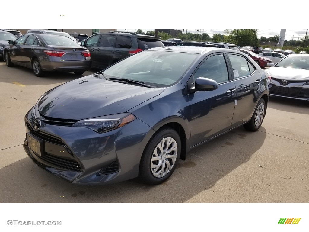 2019 Corolla LE - Slate Metallic / Ash/Dark Gray photo #1