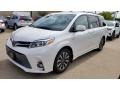 Blizzard Pearl White 2019 Toyota Sienna Limited AWD Exterior