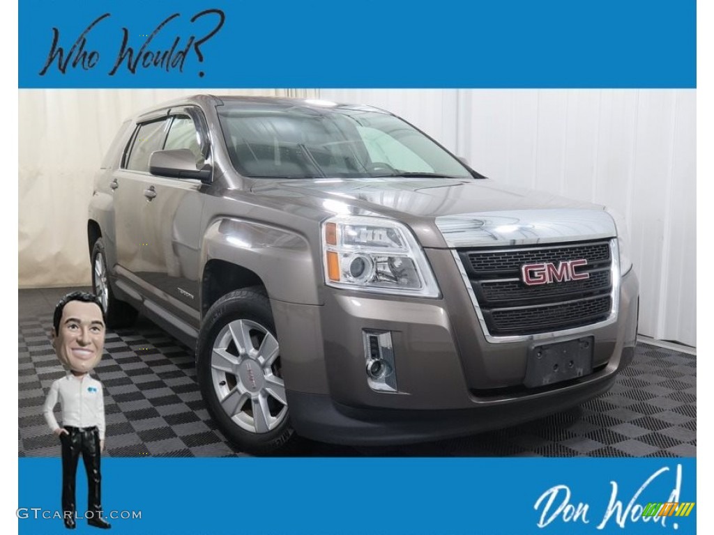 2011 Terrain SLE AWD - Cyber Gray Metallic / Jet Black photo #1