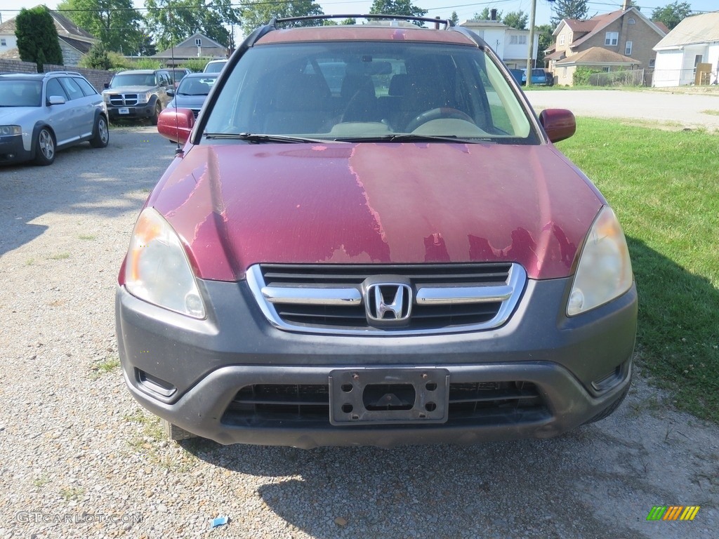 2002 CR-V EX 4WD - Chianti Red Pearl / Black photo #4