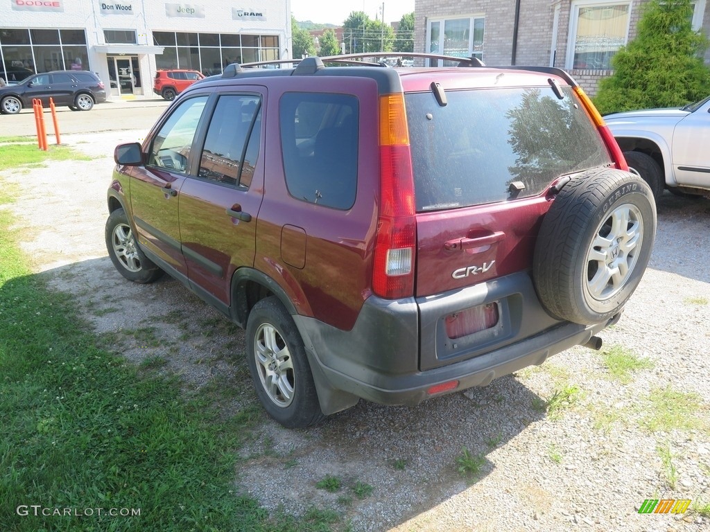 2002 CR-V EX 4WD - Chianti Red Pearl / Black photo #6