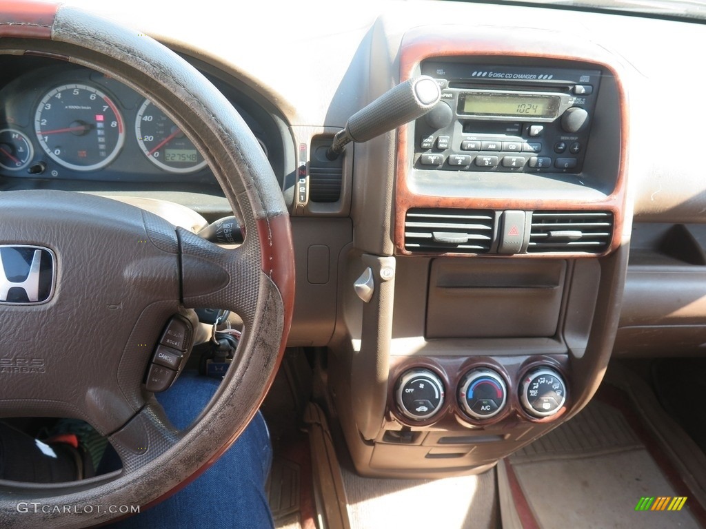 2002 CR-V EX 4WD - Chianti Red Pearl / Black photo #13
