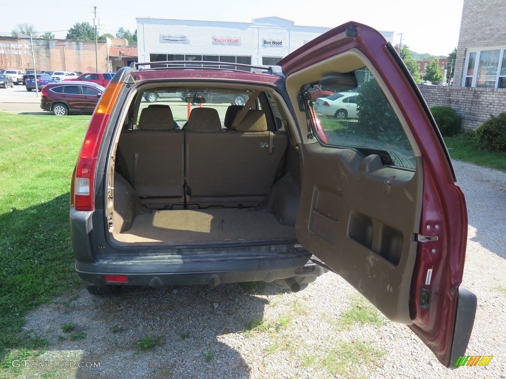 2002 CR-V EX 4WD - Chianti Red Pearl / Black photo #25