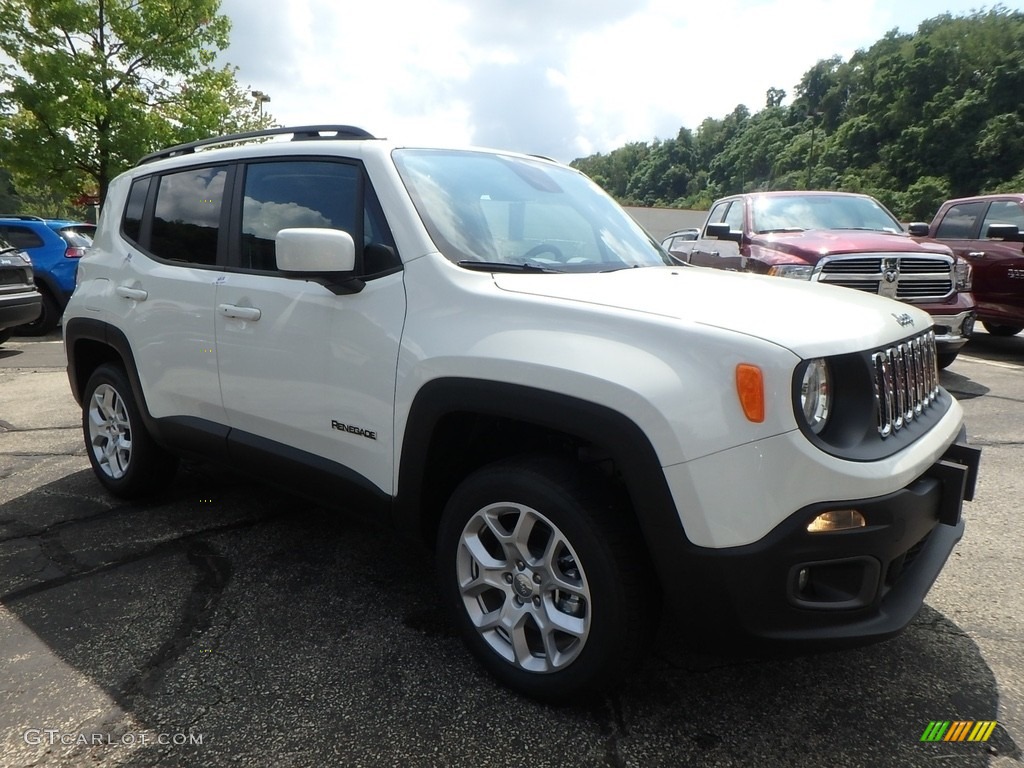 2018 Renegade Latitude 4x4 - Alpine White / Black photo #7