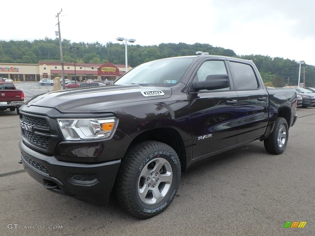 2019 1500 Tradesman Crew Cab 4x4 - Rugged Brown Pearl / Black photo #1