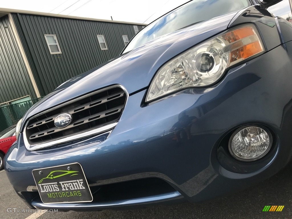 2007 Outback 2.5i Wagon - Newport Blue Pearl / Warm Ivory Tweed photo #23