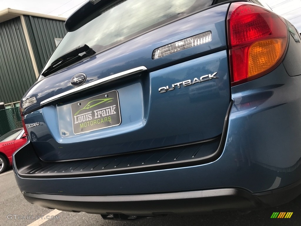 2007 Outback 2.5i Wagon - Newport Blue Pearl / Warm Ivory Tweed photo #26