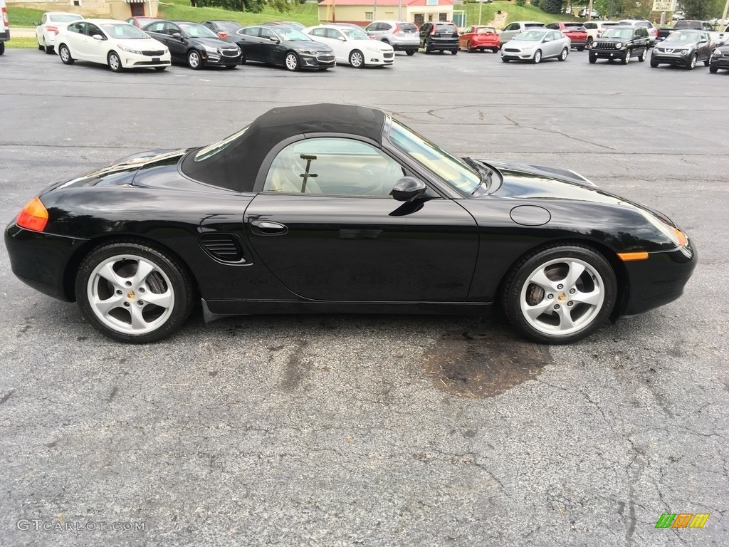 2002 Boxster  - Black / Savanna Beige photo #6