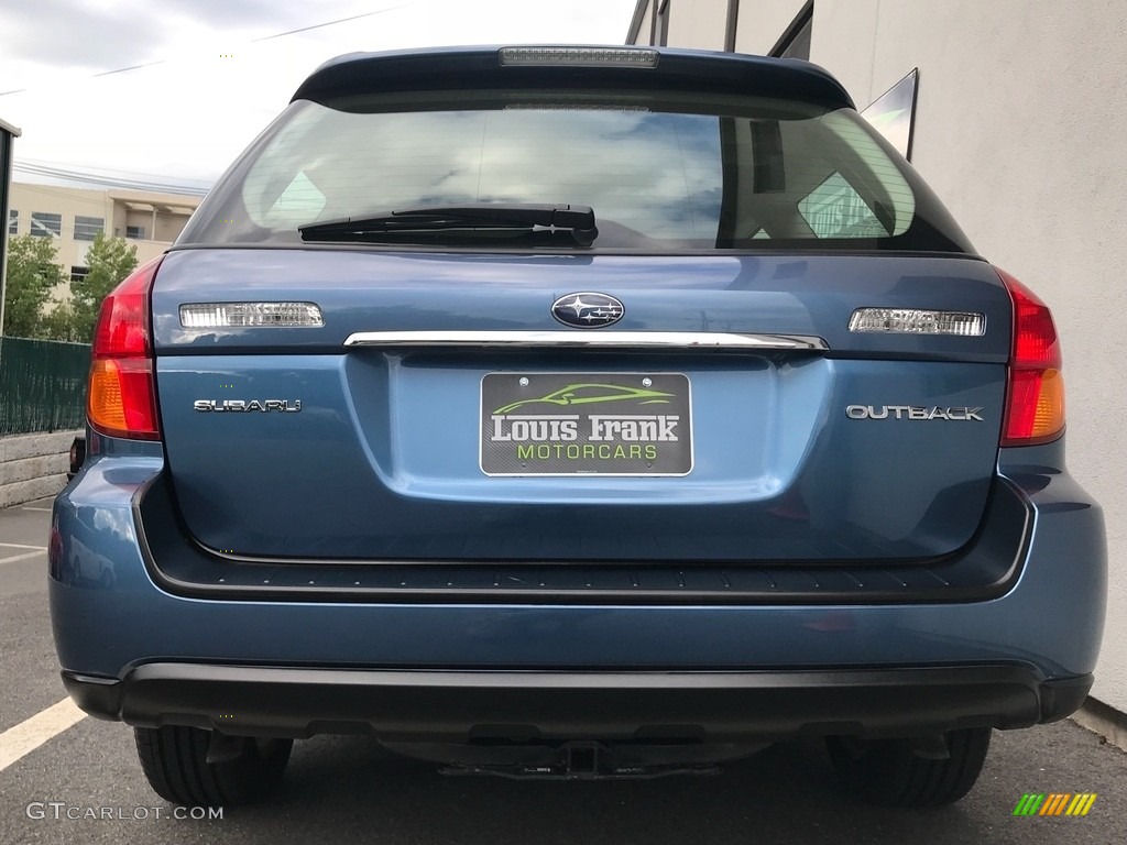 2007 Outback 2.5i Wagon - Newport Blue Pearl / Warm Ivory Tweed photo #27