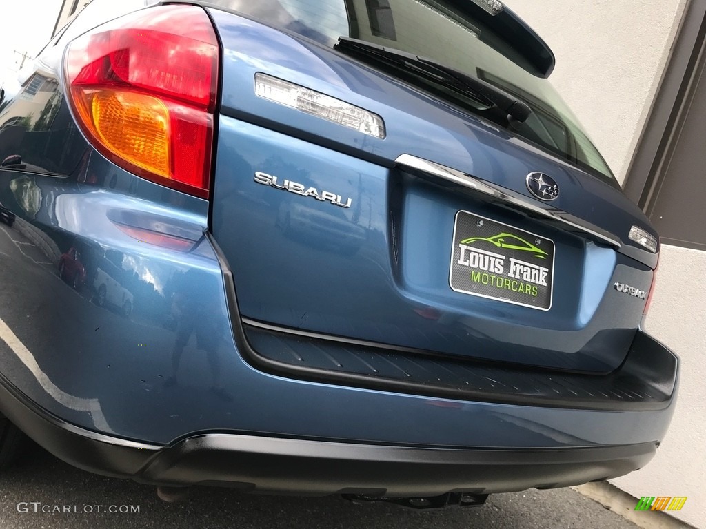 2007 Outback 2.5i Wagon - Newport Blue Pearl / Warm Ivory Tweed photo #28