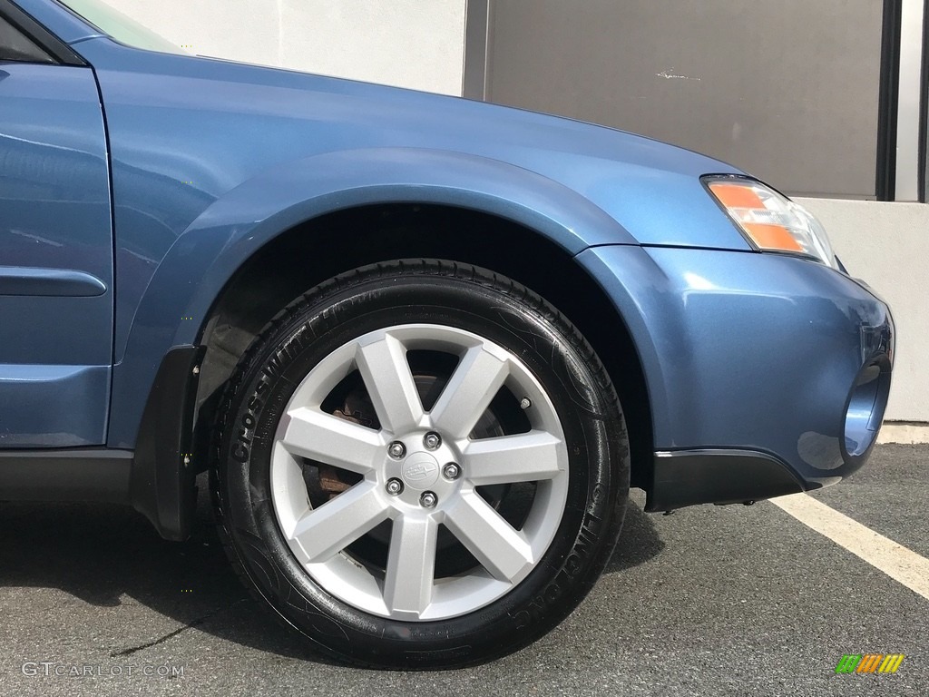 2007 Outback 2.5i Wagon - Newport Blue Pearl / Warm Ivory Tweed photo #36