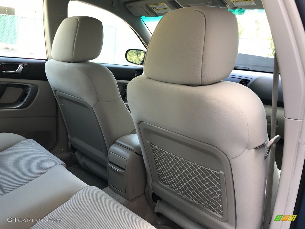 2007 Outback 2.5i Wagon - Newport Blue Pearl / Warm Ivory Tweed photo #53